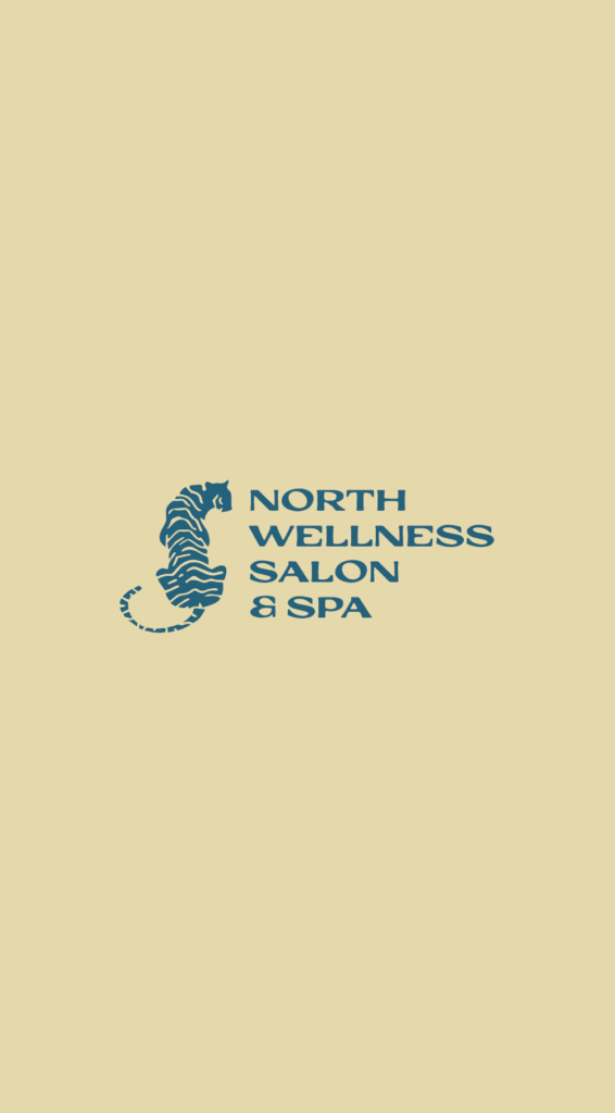 North Wellness pre-made brand logo with refined typography and illustration that feels elevated yet professional.