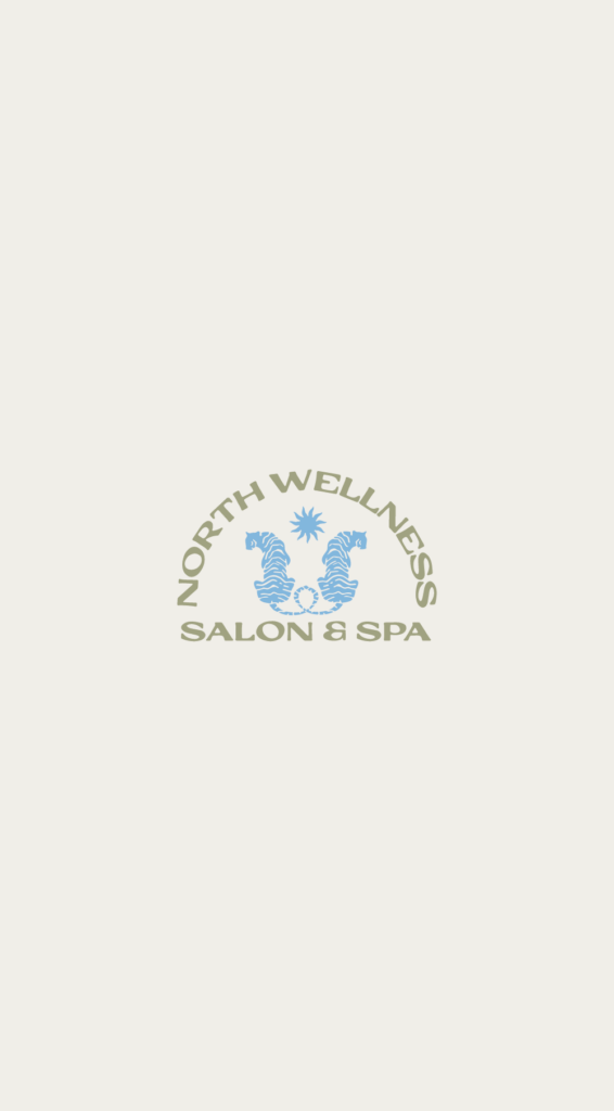 North Wellness pre-made brand template for a salon and spa business.