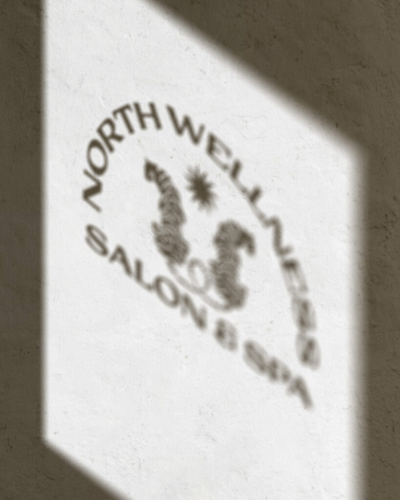 North Wellness main logo close-up in a clean block layout.