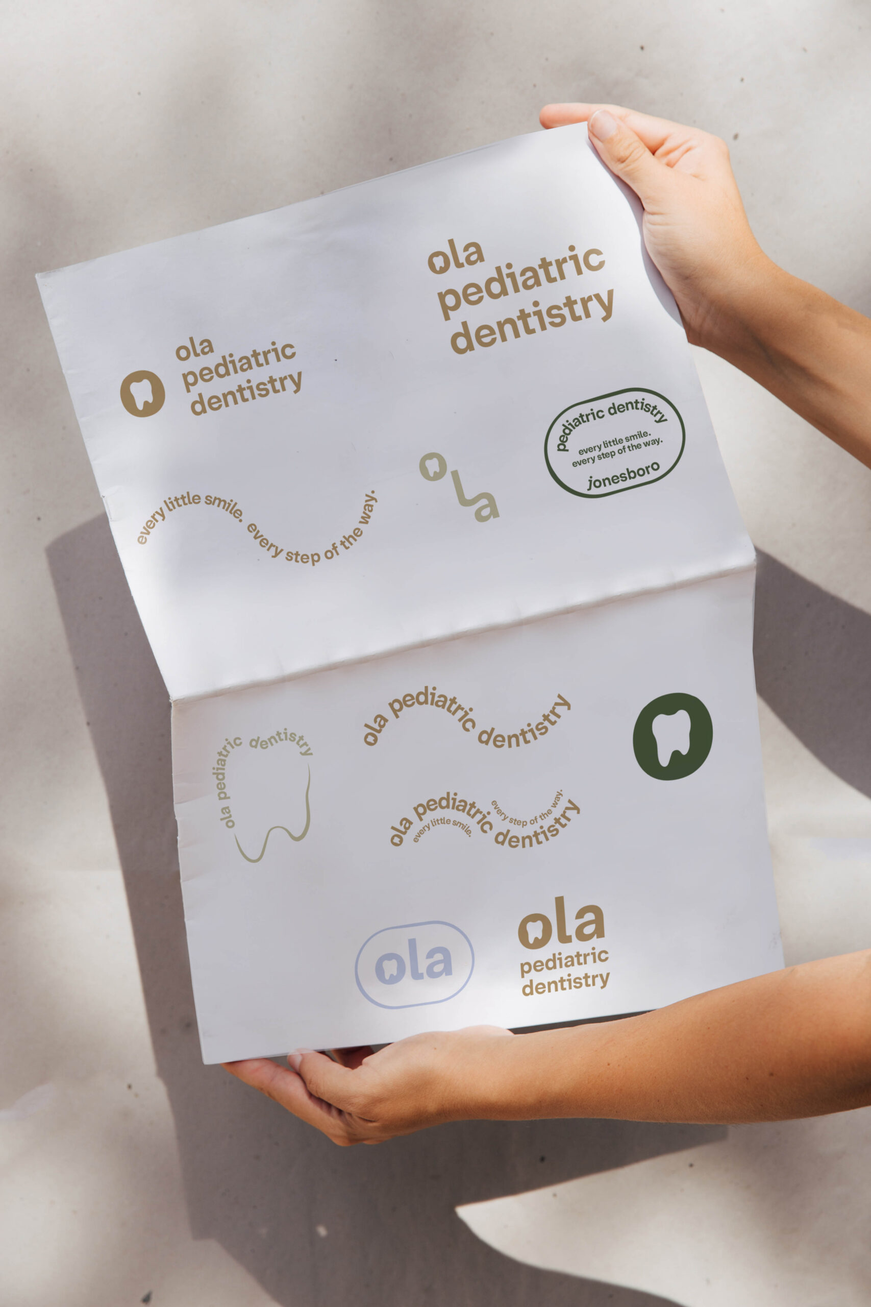 OLA Pediatric Dentistry Logo Suite
