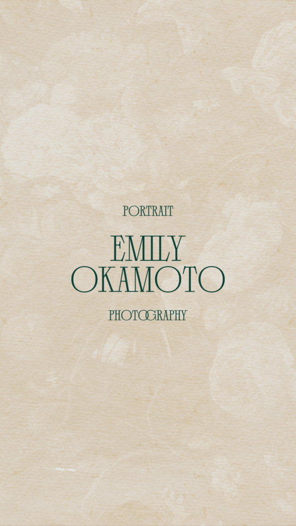 Elegant photography logo design with a textured background